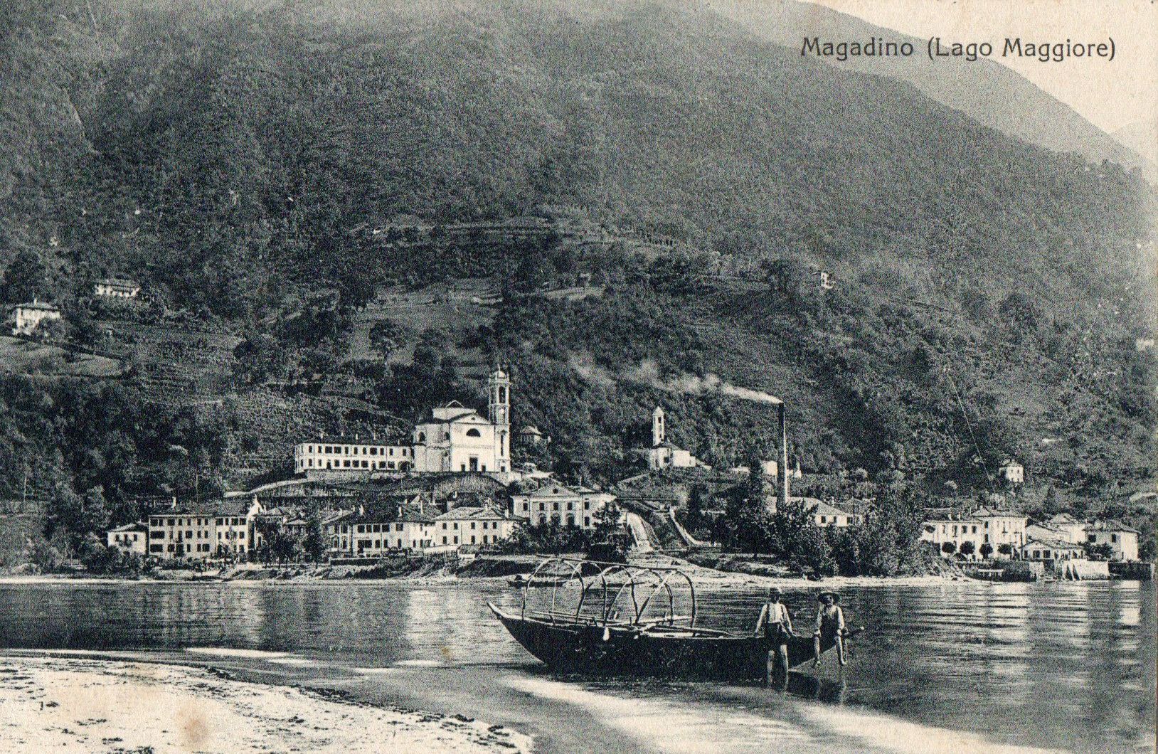 Cartoline postali: Magadino – Usato da Melano venduto da pisonsdro