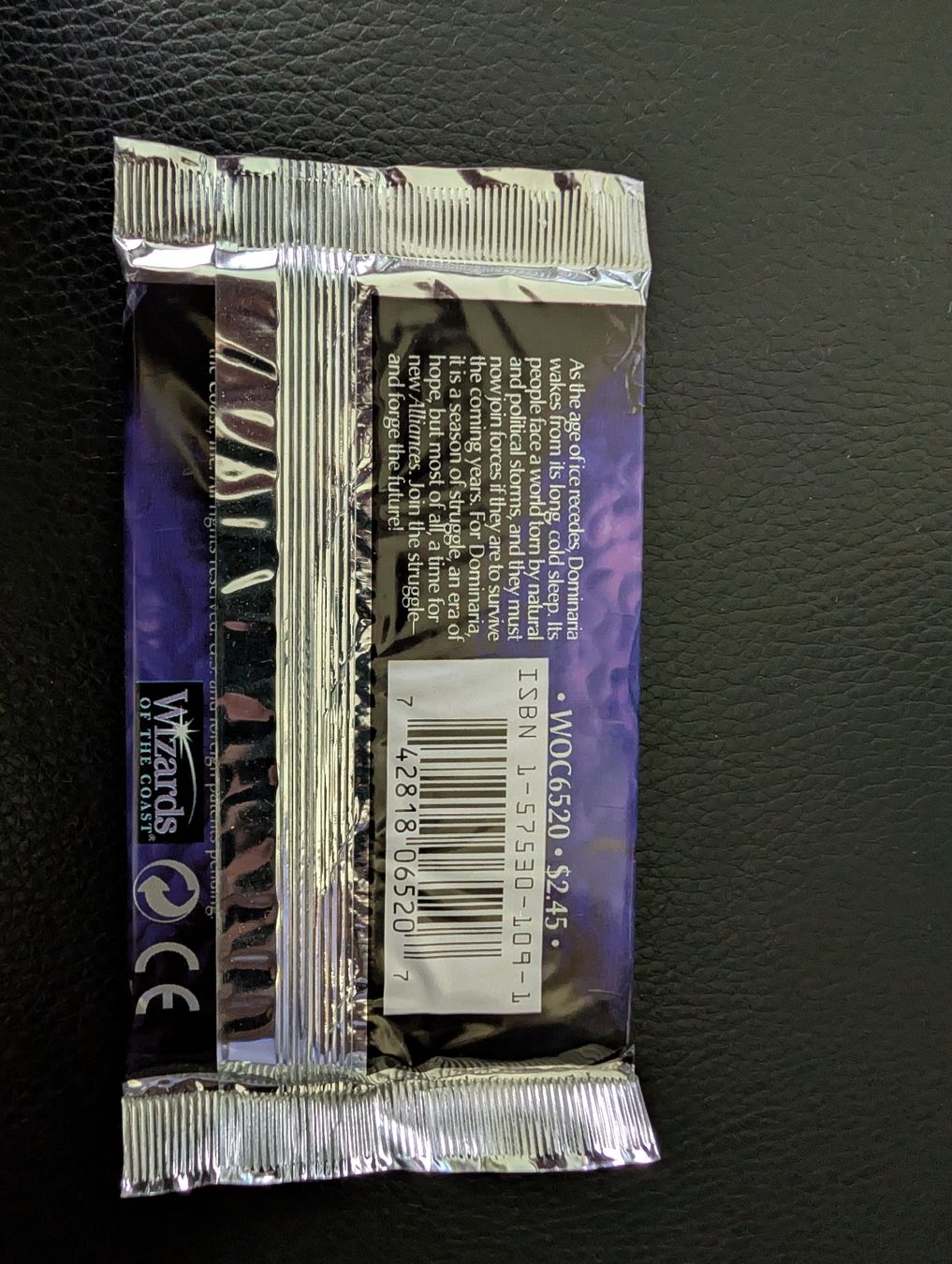 Magic The Gathering Carte collezionabili: Alliances Magic The Gathering Sealed Booster EN – Nuovo e nell'imballaggio originale da Zweidlen venduto da diretwo 1