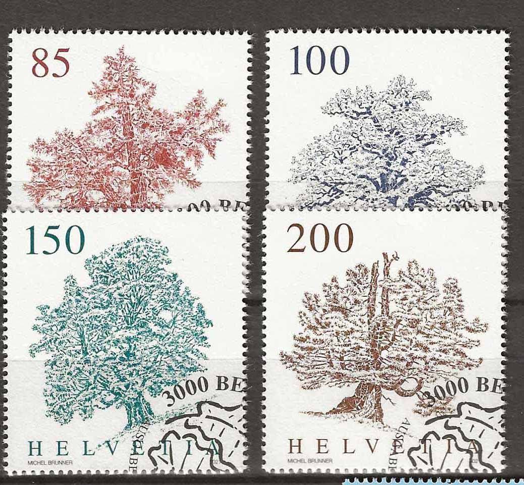 Tutti i francobolli: M1834 - Arbres  1er jour – Nuovo e nell'imballaggio originale da Trélex venduto da Phil_Albert