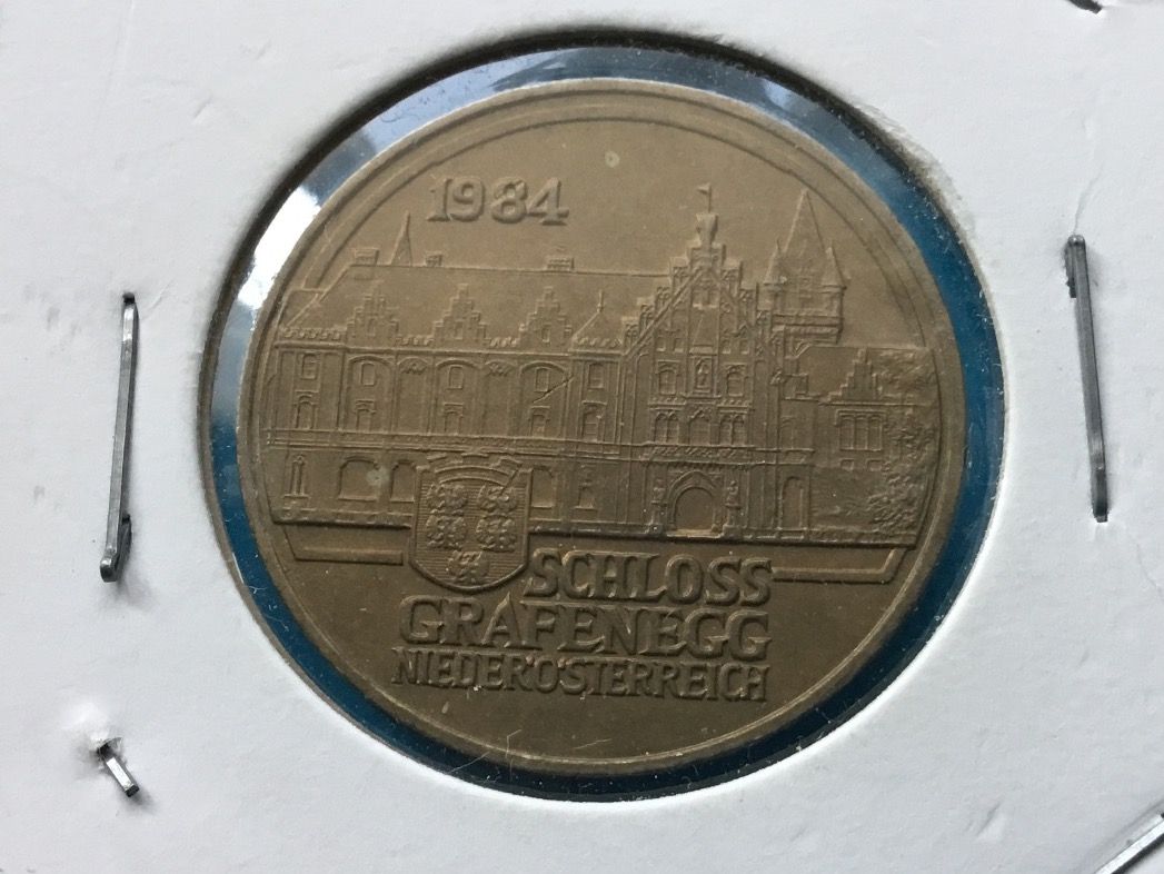 Alle Münzen: 20 Schilling Schloss Grafenegg 1984 – Gebraucht aus St. Margrethen SG von alfapeugeot10 1