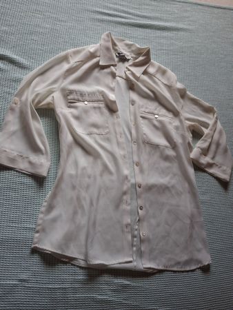 Tout en transparence chemisier H&M écru taille 38