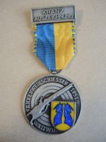 1951 Schweiz Schützenfest  Medaille Kranz Wattwil