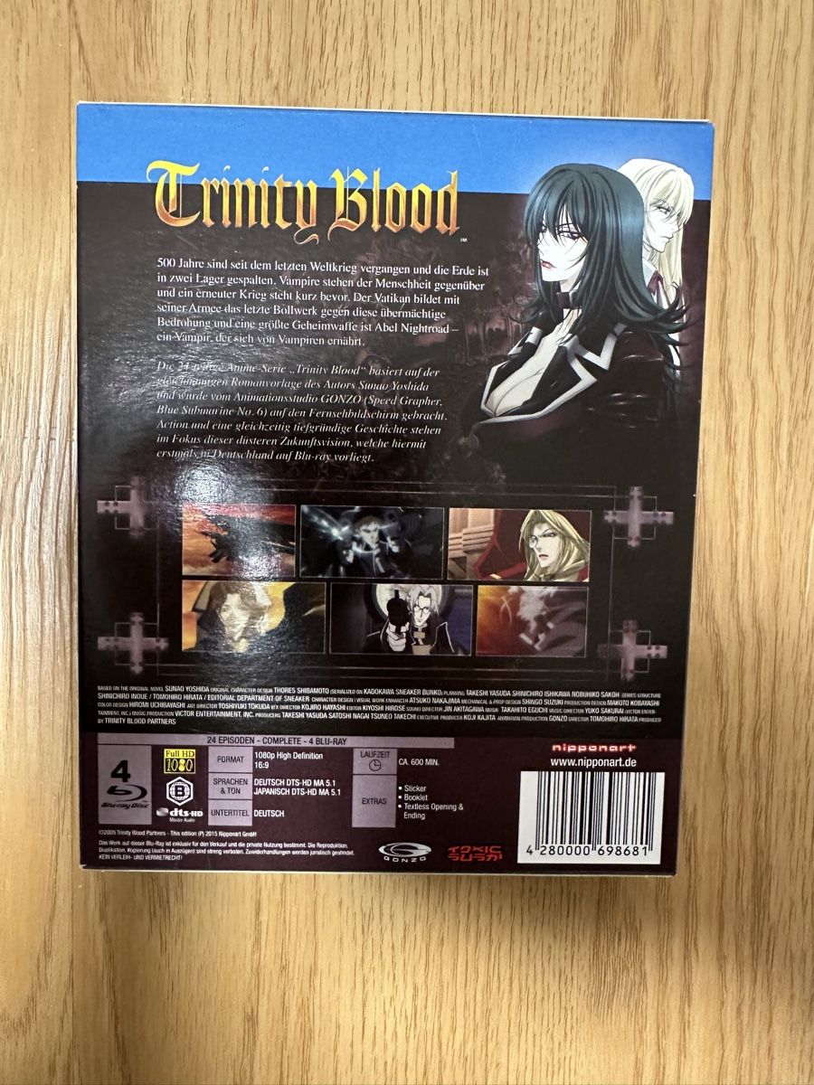 Tutti i DVDs: Trinity Blood komplette Serie – Nuovo (secondo la descrizione) da Oftringen venduto da saitama95 1