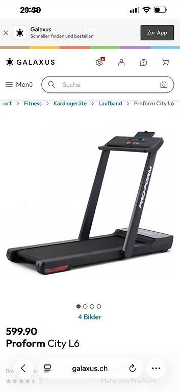 Hometrainer: Laufband Pro Form City L6 – Usato da Neuenhof venduto da gcd_y8bs