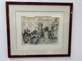 Lithographie / Radierung nummeriert und signiert 16/299