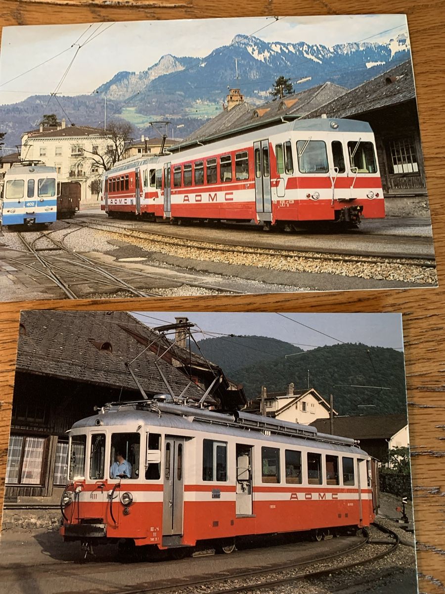 Modellini di ferrovie: Versch. Westschweizer Bahnen, Blonay- Chamby, Ansichtskarten – Usato da Winden venduto da EmilNeu 7