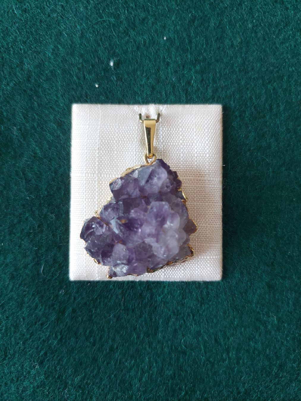 Ciondoli: Wunderschöner Amethyst Anhänger, Goldplattiert – Usato da Zürich venduto da Taxista 1