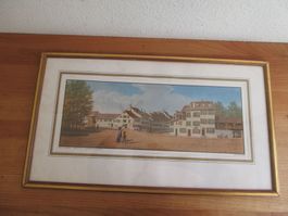 Alte Reproduktion Basel Aeschenplatz