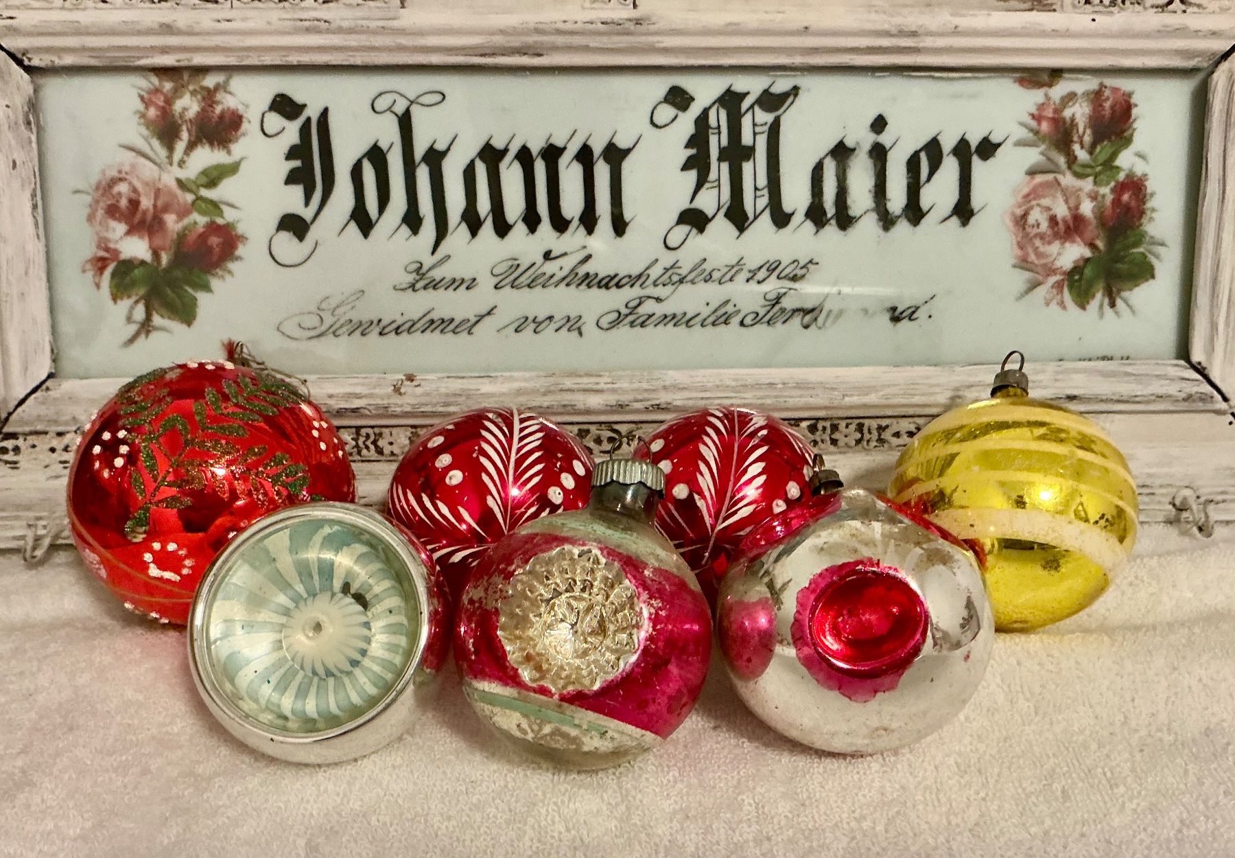 Toutes les décorations: ALTE WEIHNACHTS KUGELN – D'occasion à Zell LU par Silvermemory 2