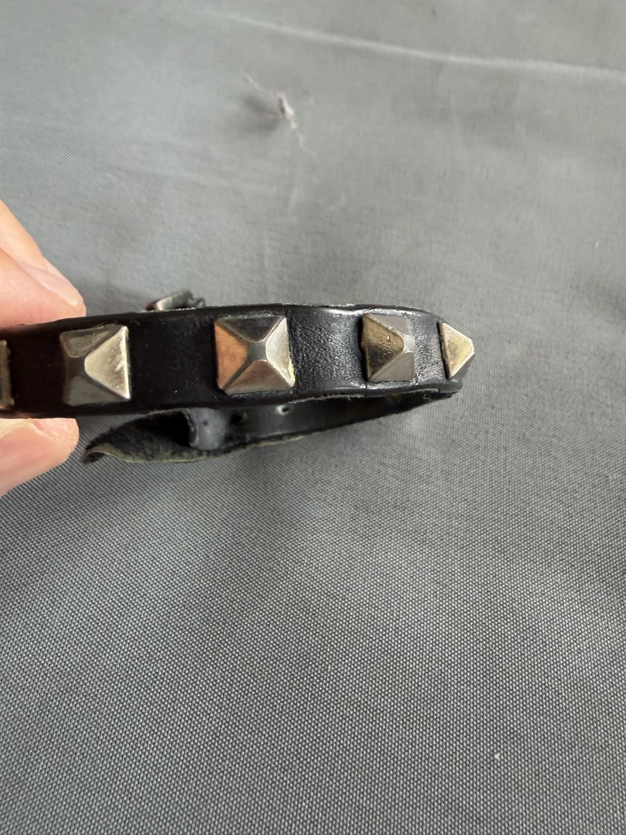 Valentino Bracciali & Braccialetti: Valentino bracciale  in pelle con borchie argentate – Usato da Lugano venduto da can_xdd8