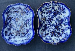 Zwei Villeroy & Boch Keramikschalen ca 1870