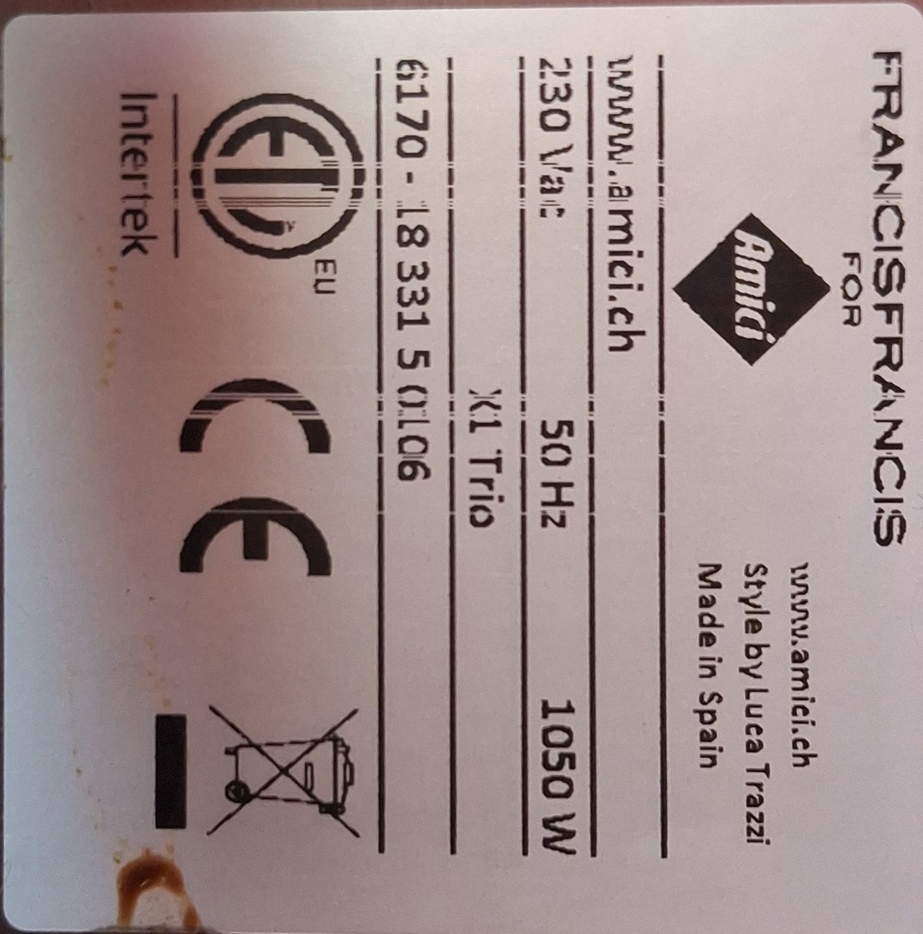 FrancisFrancis! Kaffeemaschinen & Espressomaschinen: FrancisFrancis Kolben Kaffemaschine  – Gebraucht aus Kleinwangen von Kleinmarco 2