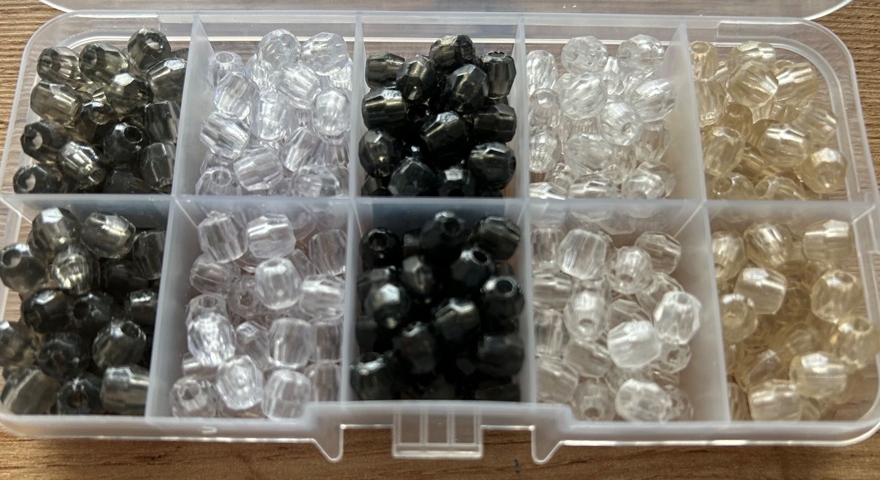 Perle (finte): Box Acryl Perlen / Bastelperlen facettiert – Nuovo e nell'imballaggio originale da Geneve venduto da vane267 1