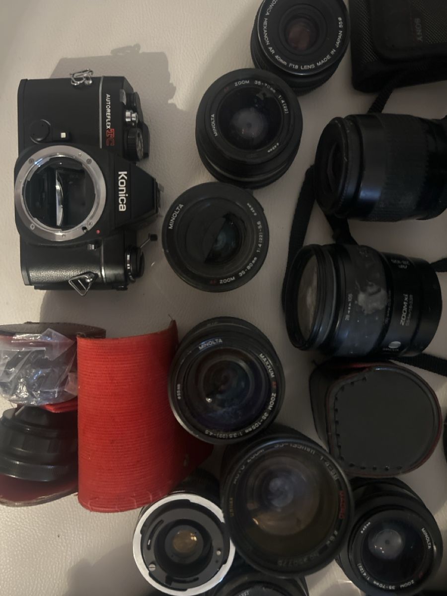 Objektive: 33 Vintage Objektive + Konica Kamera + Köcher Konvolut – Gebraucht aus schaffhausen von xja_8fwh 2