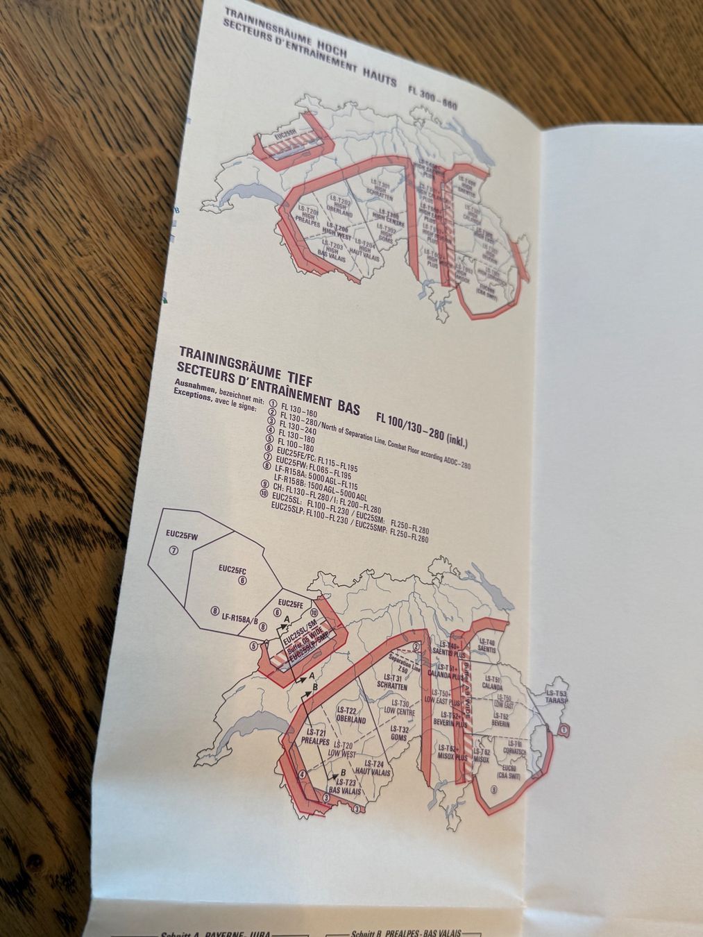 Landkarten & Atlanten: Flugkarte Mil Airspace Chart - Schweizer Luftwaffe – Gebraucht aus Brütten von Hst1 6