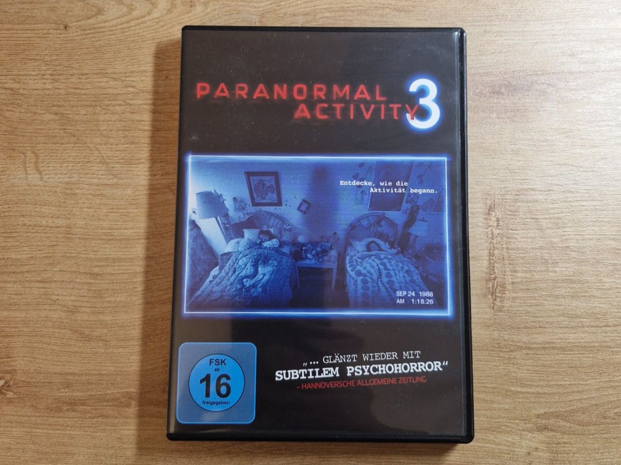 Tutti i DVDs: Paranormal Activity 3 (2011) RAR DVD – Usato da Pfungen venduto da Whitie