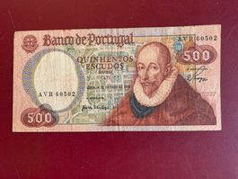 PORTUGAL - 500 Escudos 4 Outubro 1979 - Francisco SANCHES