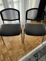 2er Set gepolsterte Stühle, Besucherstühle - Top Zustand!