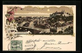 Lithographie Neuchatel, Gesamtansicht