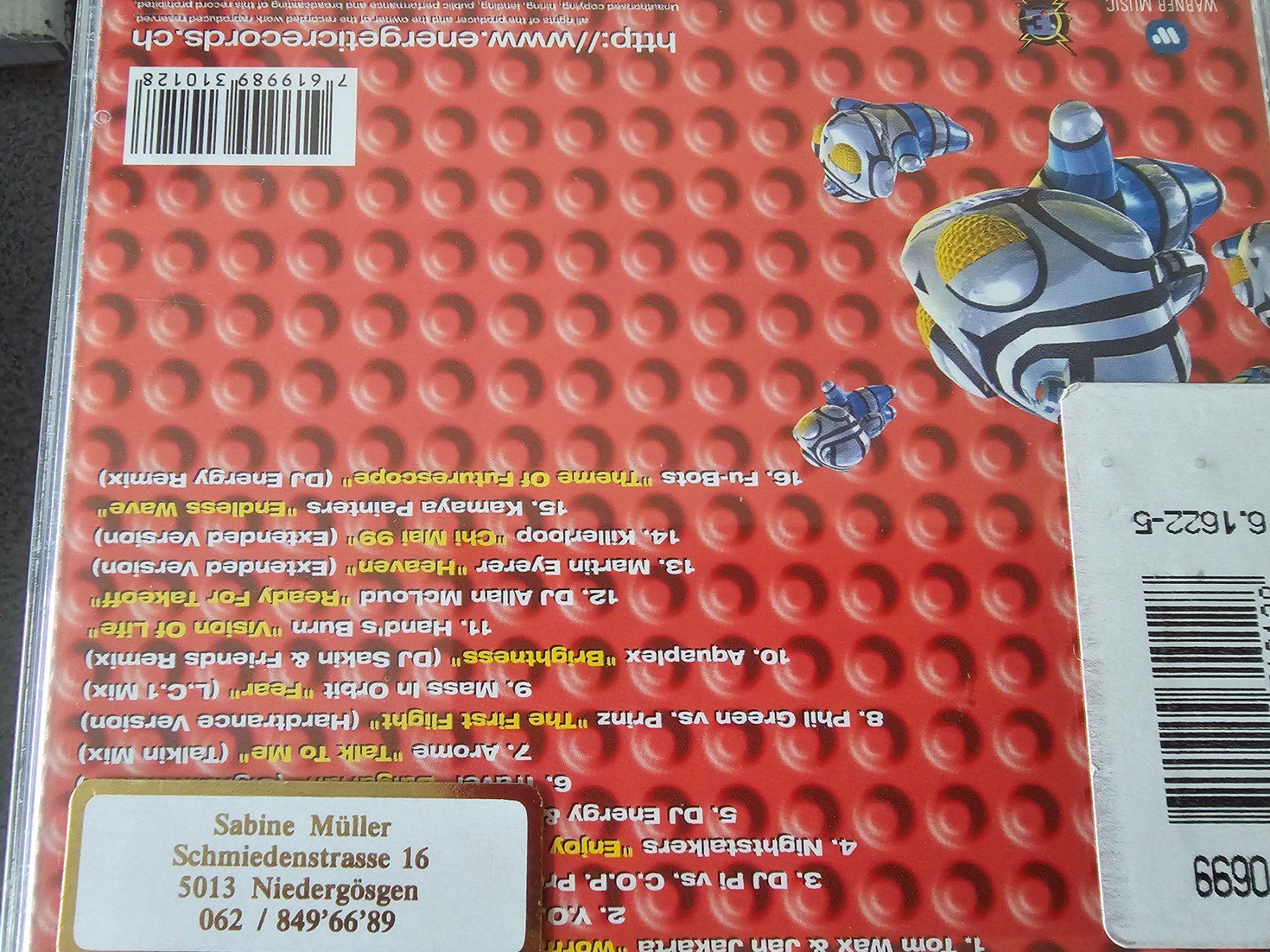 CD: DJ Energy-Asteroid/streetparade – Usato da Bremgarten AG venduto da musiccollector 1