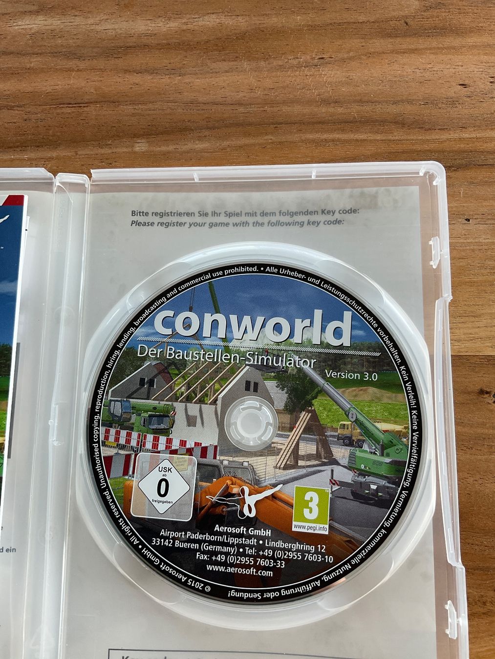 Jeux: conworld der Baustellen-Simulator (PC) von aerosoft – D'occasion à Oberuzwil par Harrison1 2