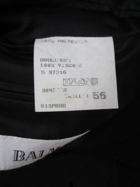 Balmain Completi: BALMAIN - Blazer / Anzug m. Hose aus Polyester Gr. 56 – Usato da Wetzikon ZH venduto da icewear 7