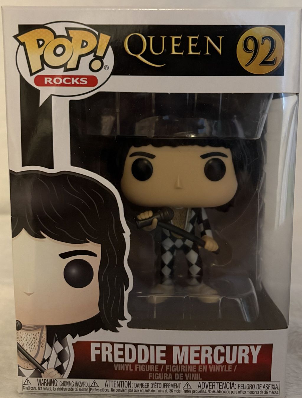 Funko Statuette: Funko Pop Rocks - Queen - 92 - Freddy Mercury – Nuovo e nell'imballaggio originale da Meisterschwanden venduto da McSchein