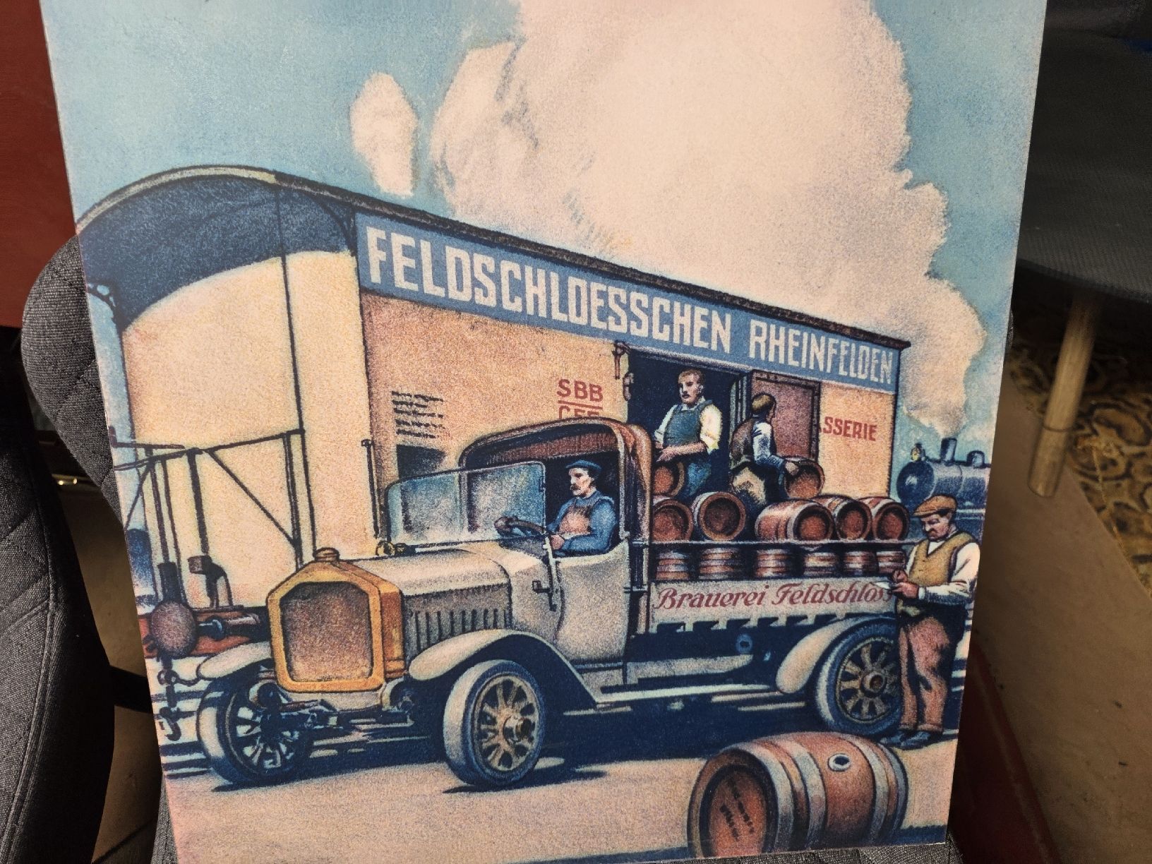 Feldschlösschen Schilder: Feldschlösschen Werbescjild 49cmx49cm – Gebraucht aus Kriens von Clevero 1