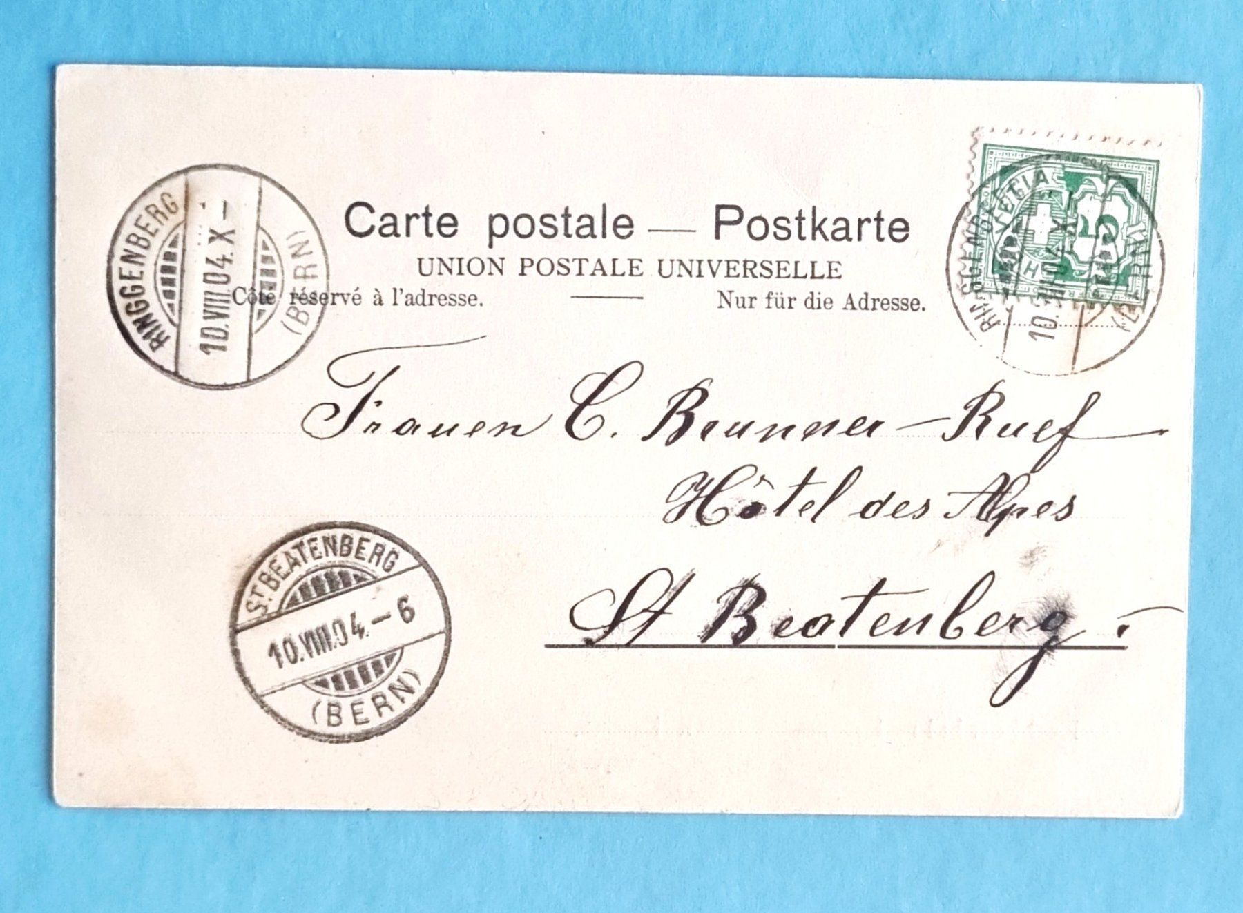 Cartes postales: Brienz - Bahnhof - Station - Rothronbahn - 1904 – D'occasion à Rothrist par RROENK 1
