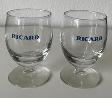 klassische Vintage-Ballongläser („Verre Ballon“) Ricard 