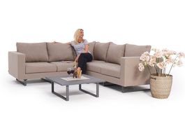 Outdoor Gartenlounge sandbraun