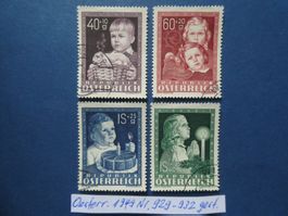 Österreich 1949 Nr. 929-932 gestempelt
