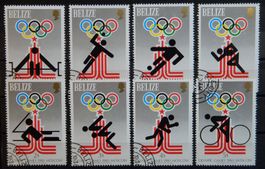 Belize Kat. 432-439 gest. 1979