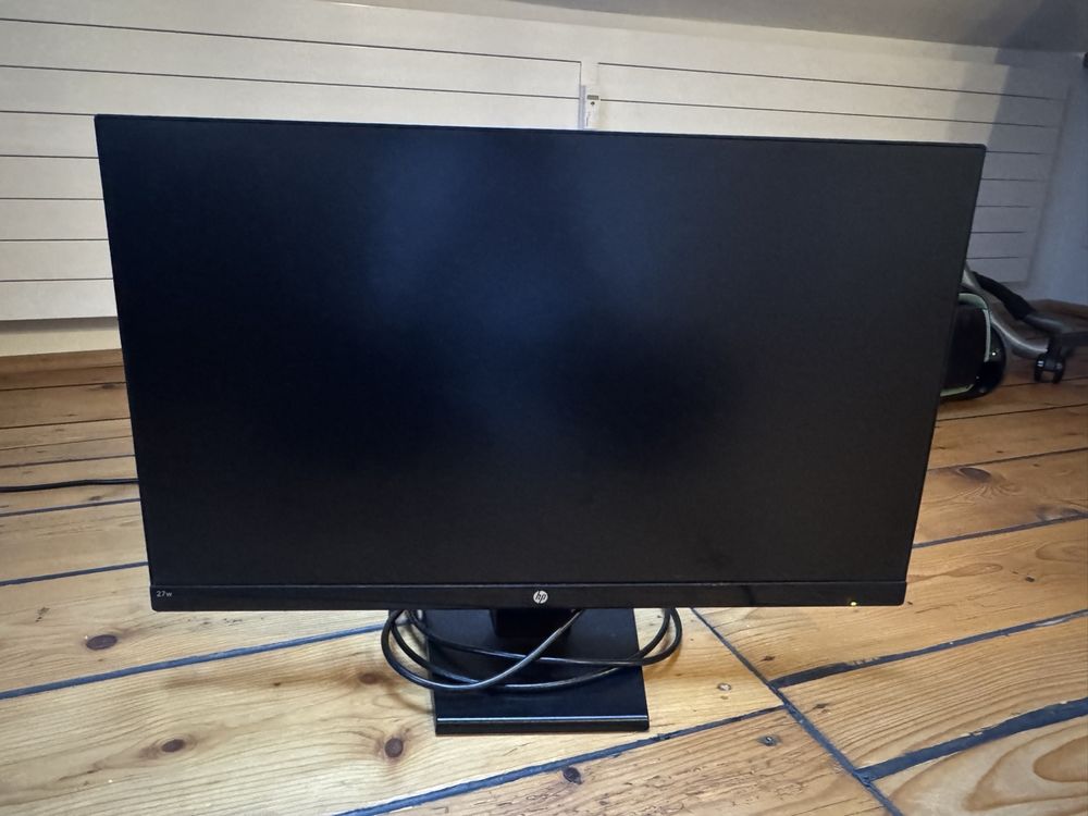 HP 27w 27-inch Full HD Monitor Black Good Condition (Gebraucht) in ...