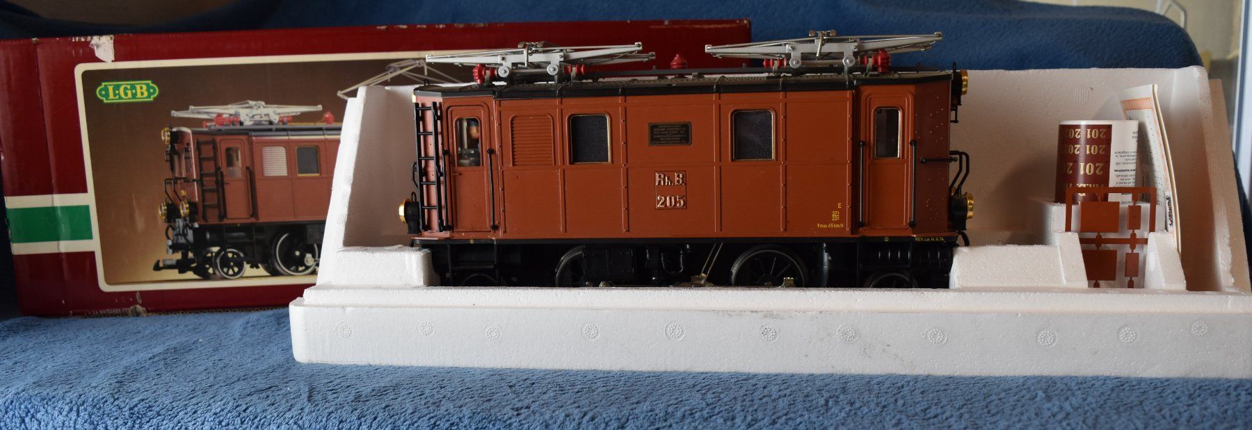 LGB Modellini di ferrovie: 20450 RhB Loc Ge 2-4 Marrone – Nuovo e nell'imballaggio originale da Corticiasca venduto da fca_vjw7