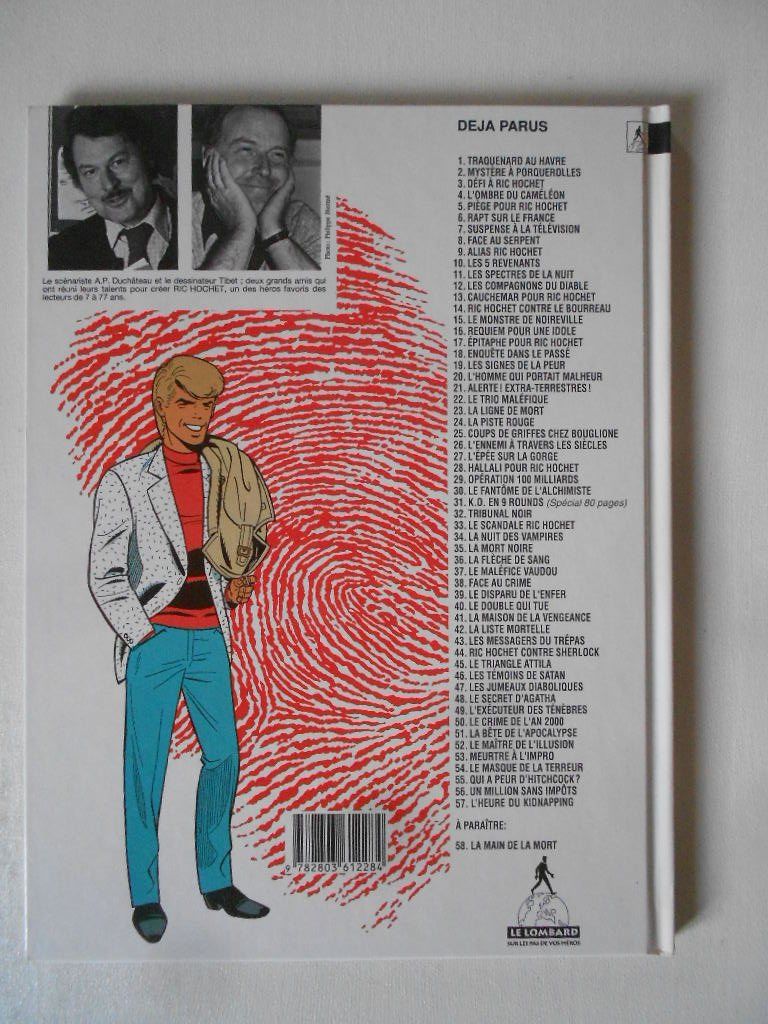 Fumetti: RIC HOCHET  -  L' HEURE DU KIDNAPPING – Usato da Bex venduto da Giorgiob 1