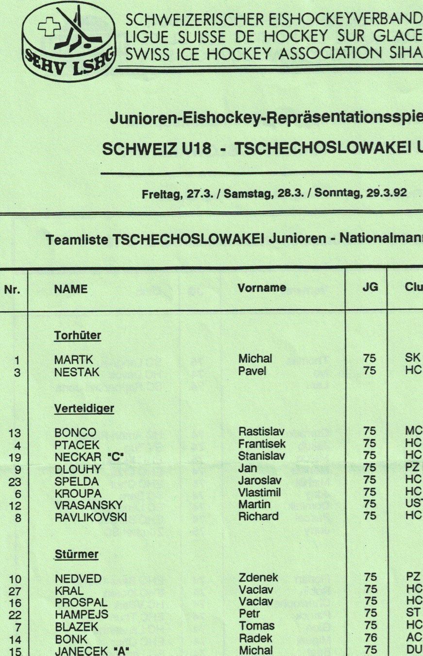 Riviste & Magazine: Eishockey 1992 – Nuovo (secondo la descrizione) da Richterswil venduto da solalex 1