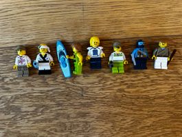 LEGO Minifiguren Konvolut – 5 Sonder-Figuren mit Zubehör