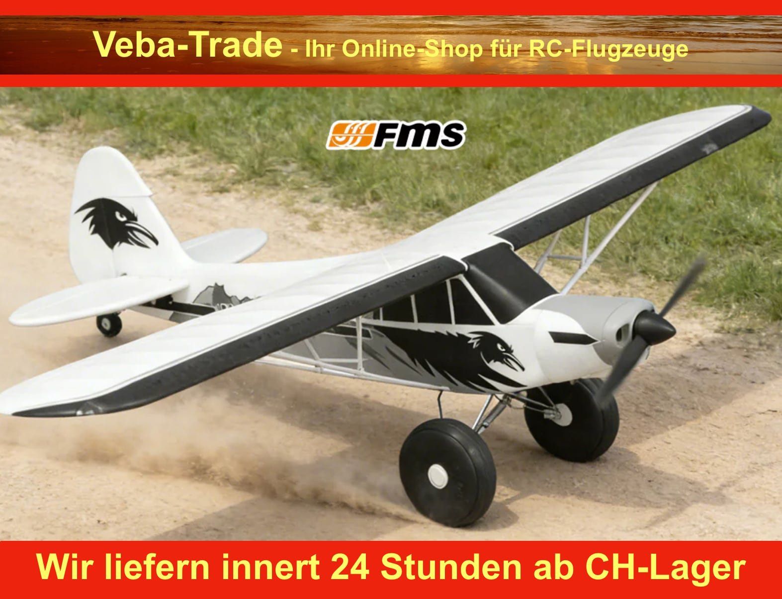 FMS Modellismo RC: FMS Piper PA-18 Super Cub, 170cm, PNP – Nuovo e nell'imballaggio originale da Oberrüti venduto da Veba-Trade 9