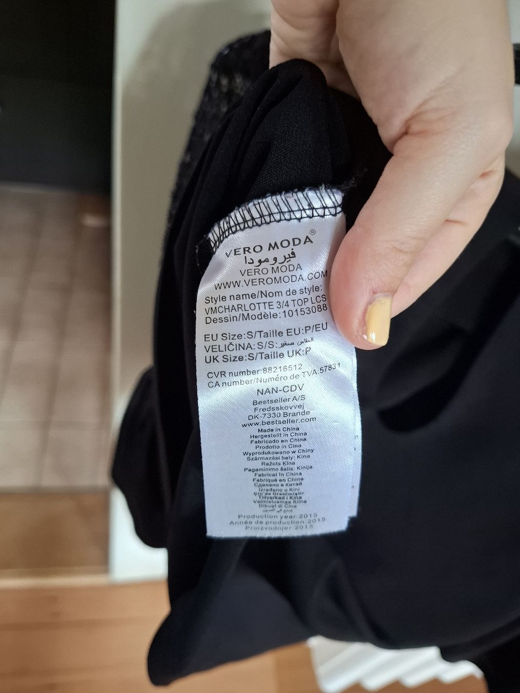Vero Moda Camicette: Schwarze Hippiebluse Vero Moda – Usato da Muri b. Bern venduto da hos_qg29 2
