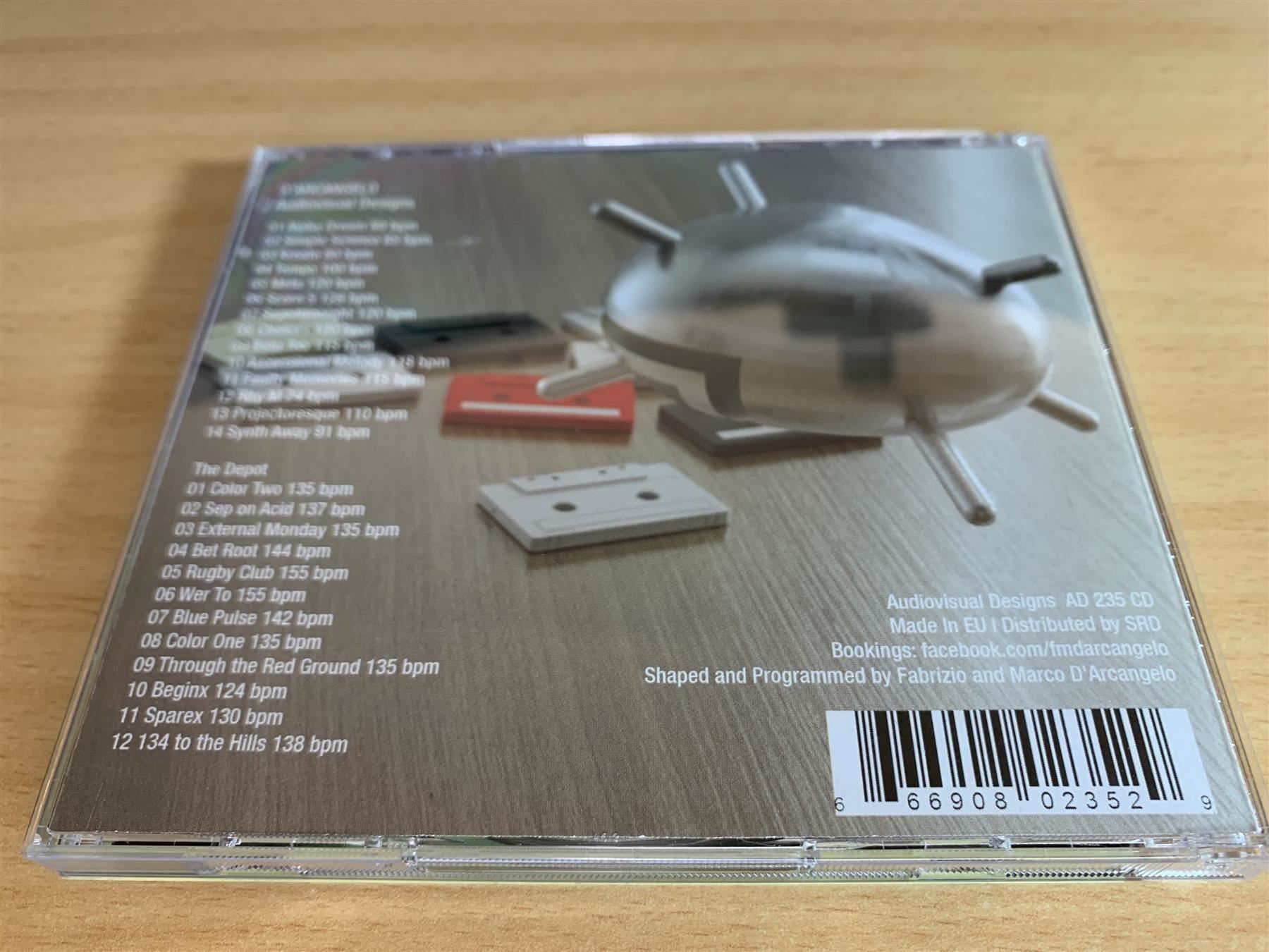 CD: D'Arcangelo – Audiovisual Designs - 2 CD – Usato da Rikon im Tösstal venduto da Alpenmutz 1