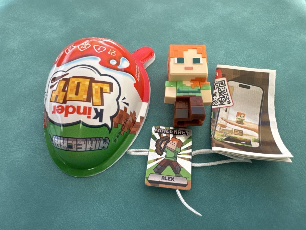 Statuette: Minecraft Kinder Joy Alex "ohne Kinderjoyschale" – Nuovo e nell'imballaggio originale da Giffers venduto da cam_mb92