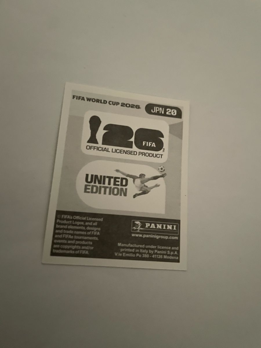 Panini Sammelbilder & Trading cards: FIFA WM 2026 Avage Ueda JPN 20 – Neu (gemäss Beschreibung) aus Winterthur von Cobraforce 1