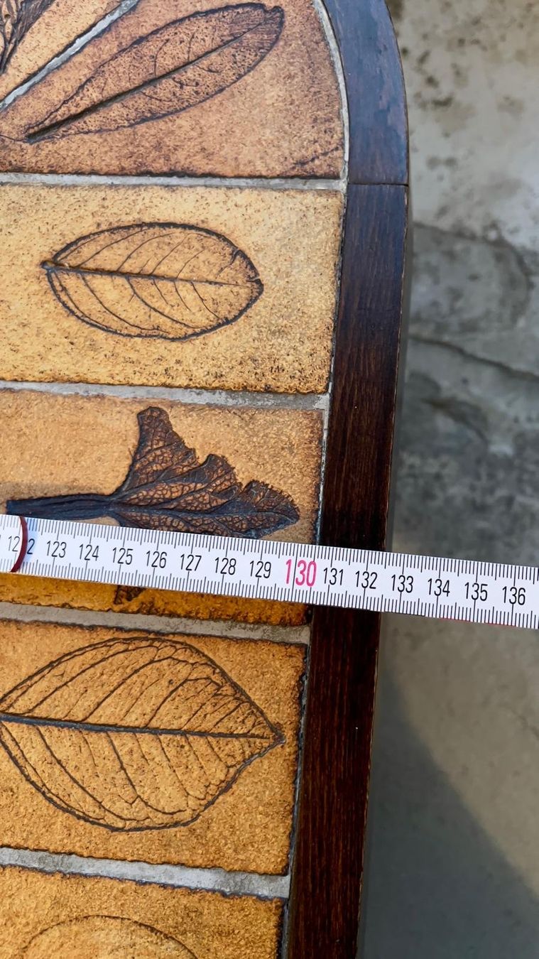 Tavoli: Table basse vintage Roger Capron, céramique feuilles. – Usato da Sion venduto da ROBY_ROBY_ROBY 4