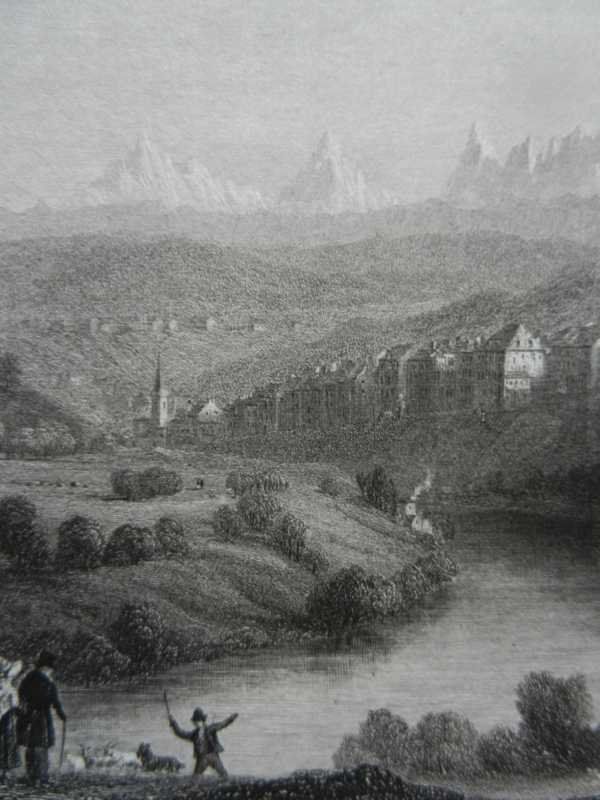Stiche: Bern Stahlstich von Bartlett – Gebraucht aus Risch von Rischli15 4