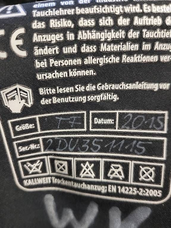 Mute per immersioni: Kallweit Helios Trockenanzug – Usato da Langwiesen venduto da Schyber 4