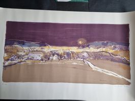 HANSRUEDI SIBER  LITHOGRAPHIE SIGNIERT NUMMERIERT