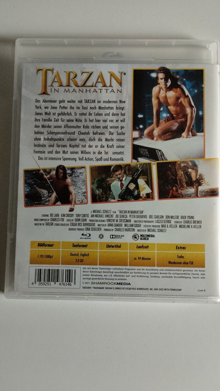 Tutti i DVDs: TARZAN IN MANHATTAN BLU-RAY – Usato da Basel venduto da Bal-Sagoth 1