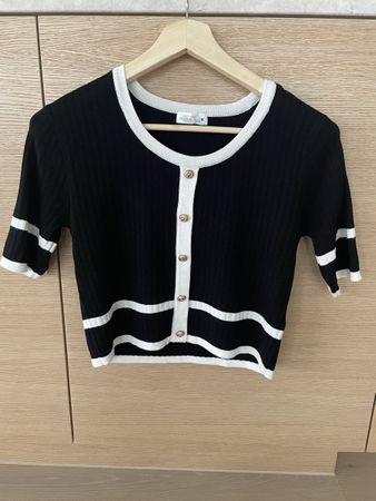 Chicorée Premium Oberteil schwarz/weiss Gr. M 
