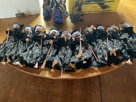 10 Hexen Figuren zum Aufhängen für Feste